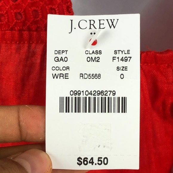 NWT $65 J. Crew Linen Lace Shell Sleeveless Top - Picture 6 of 10